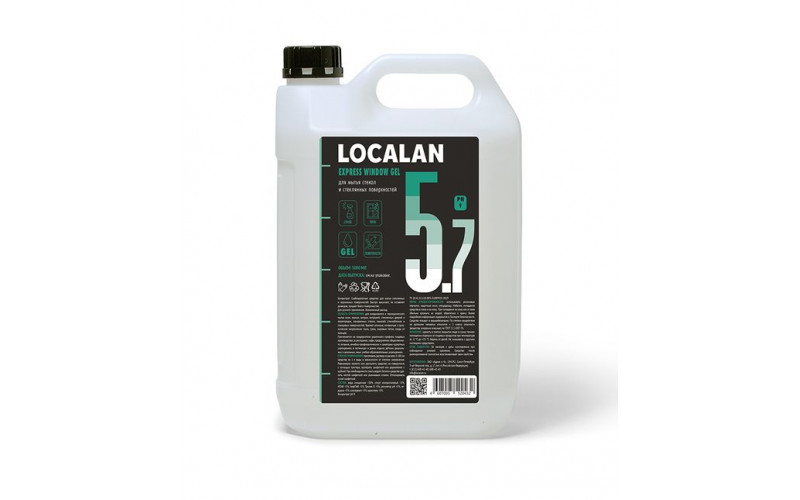 Localan 5.7 Express Window Gel  (5л) Для мытья окон Робот-мойщик